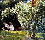 Marie en el jardin i by Peder Severin Kroyer